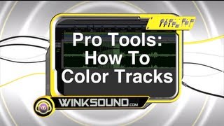 Pro Tools: How To Color Tracks | WinkSound Profile