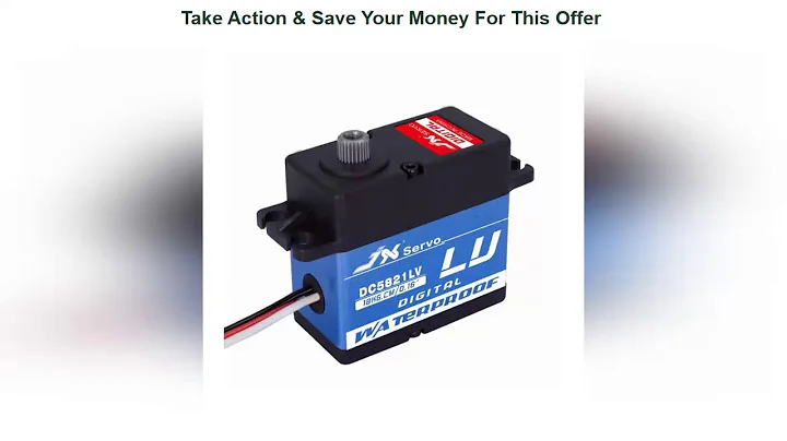 JX servo Waterproof Metal Gear JX DC5821LV 20KG Large Torque Digital Coreless Servo for RC Car Craw