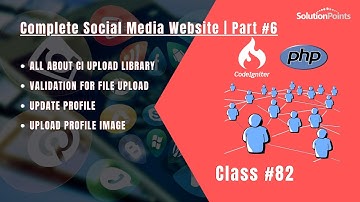 Complete Social Media Website Using Codeigniter | Part #6