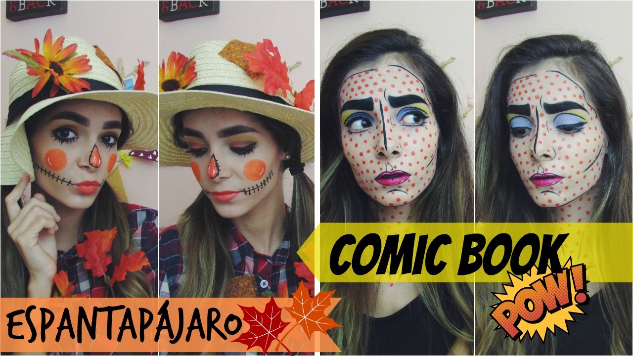 recompensa diferencia Contador Disfraz para Halloween: Espantapájaro y Comic Book | Parte 1 | Celhelíz -  YouTube