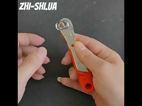 Компактна магнітна тріскачка з реверсом - для біт 6,35 мм (1/4'') - сталь A3, видео 1