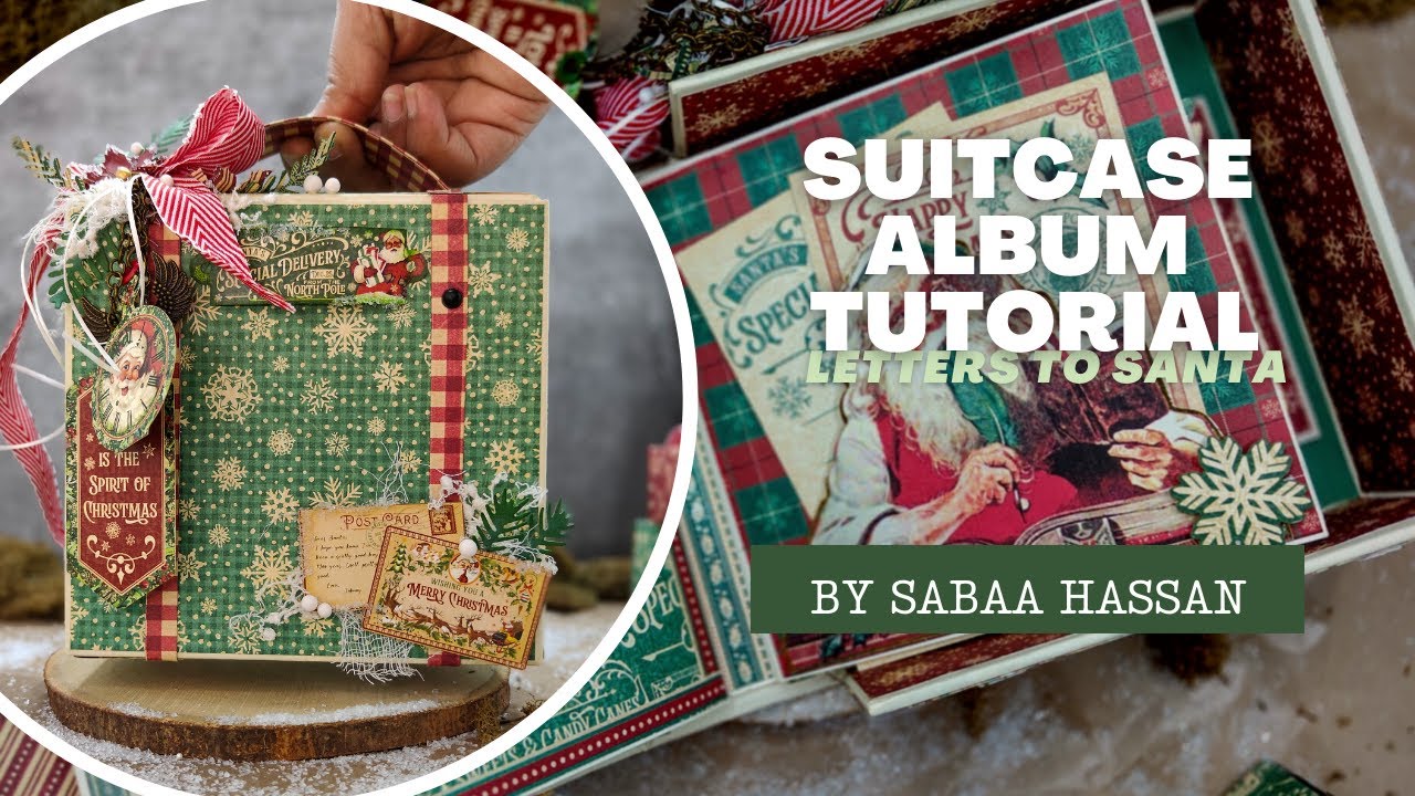 Suitcase Album in Box Tutorial by Sabaa Hassan YouTube