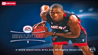 NBA Live 06 | Mavericks vs Heat Throwback Gameplay (PS2)