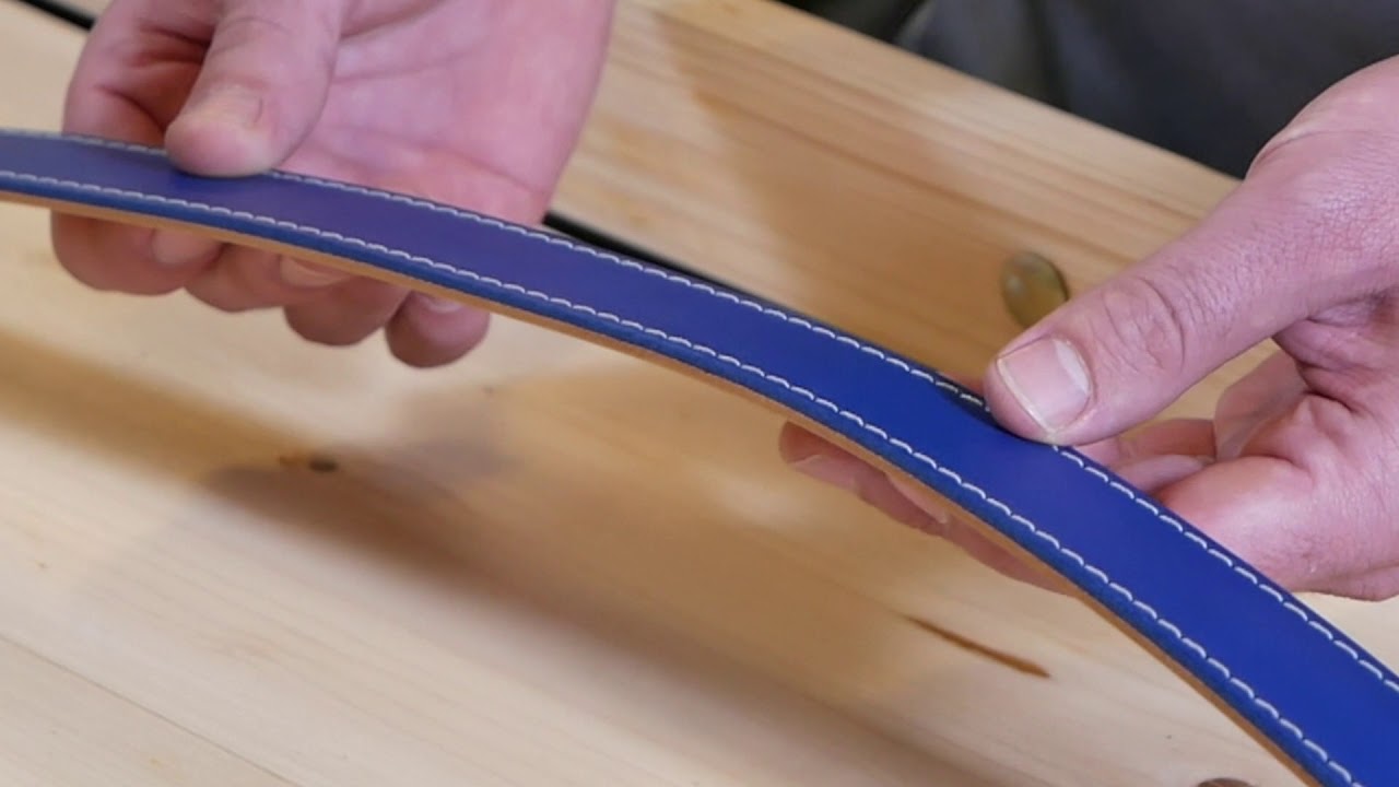 Tlusty & Co. Our Custom Made Classic Double Belt - stitched