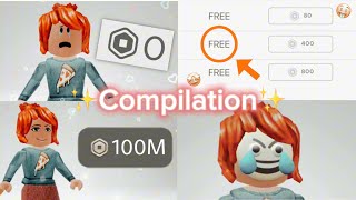 People having ROBUX be like 😱🤑 *COMPILATION* ✨