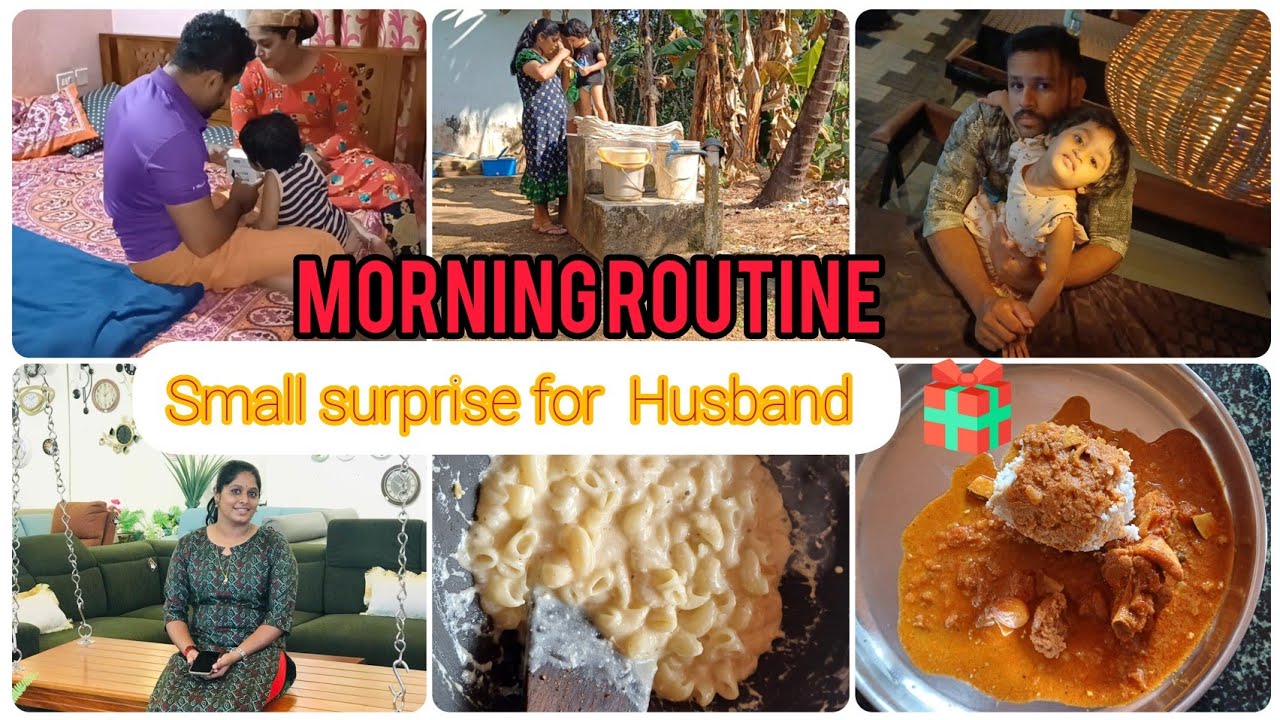 6AM Mindful morning routine|| Birthday surprise for husband♥️ ||Easy ...