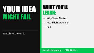 Information Why Your Startup Idea Might Actually Fail (And How to Fix It) News