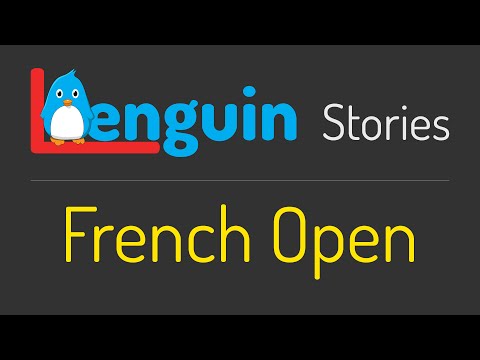 Learn English - French Open - Tennis Grand Slam (Follow along stories)