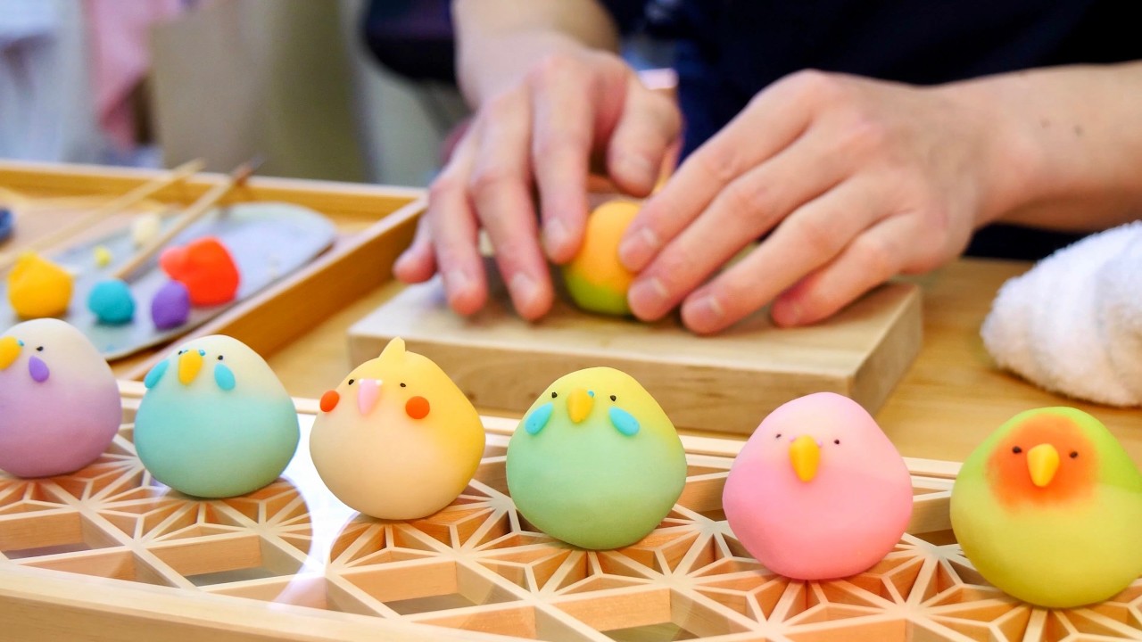 和菓子職人が作る伝統技術を活かした芸術的な和菓子づくり