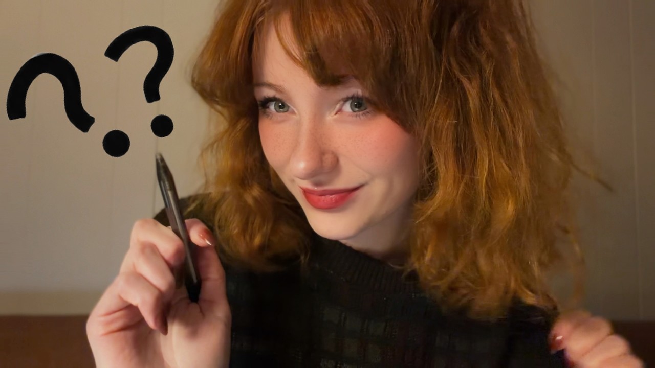 asmr guessing things about you 💭 whispered & soft spoken game for sleep and relaxation