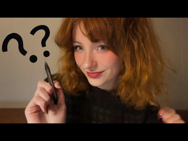 asmr guessing things about you 💭 whispered & soft spoken game for sleep and relaxation