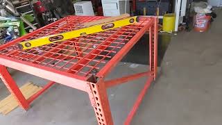 Building a Welding Table from a Pallet Rack |Part 1|