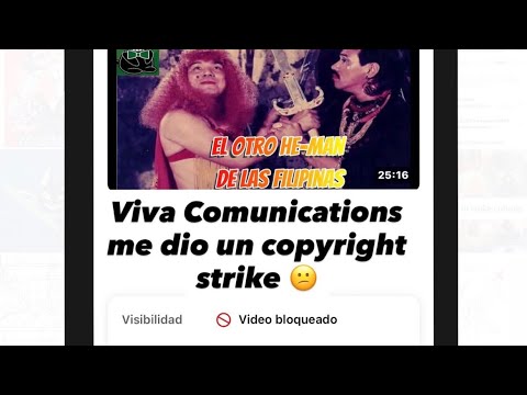 Viva Producciones gave me a copyright strike for the video of the “other He-Man of the Philippines”