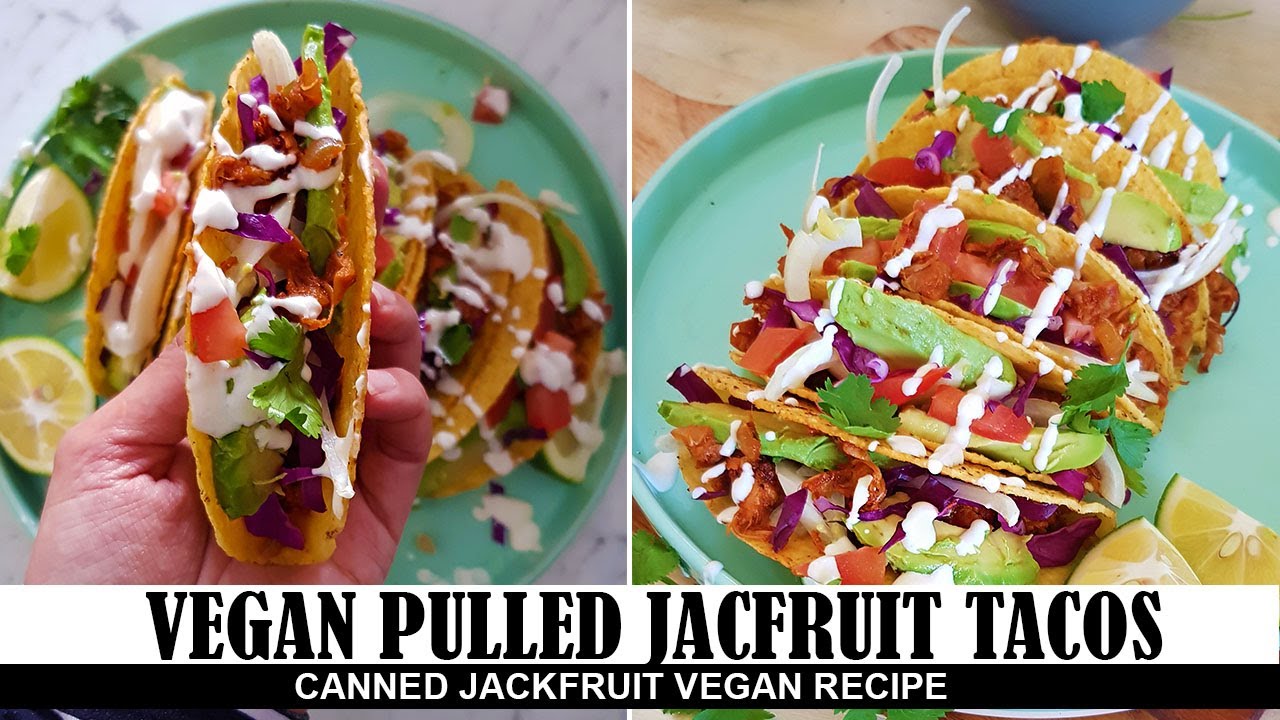 Vegan Jackfruit Tacos Jackfruit tacos al pastor Vegan Tacos recipe with Jackfruit YouTube