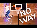 Basketball Trickshots from Wheelie 😳 Incredible Combination Bike and Basketball