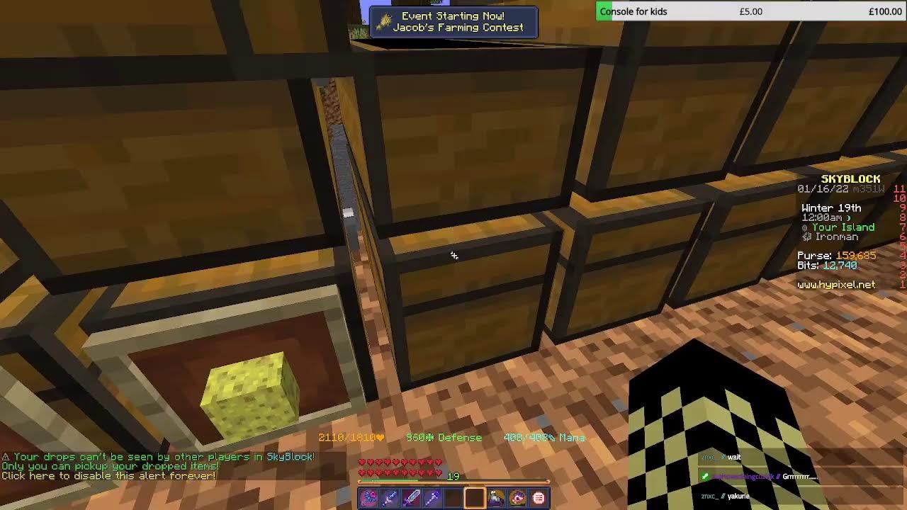 going for full divan Armor and gemstone grinding if I have time, hypixel skyblock ironman episode…