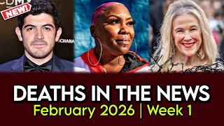Famous People Who Died This Week (Feb 2026) 😓