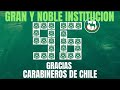 FELIZ CUMPLEAÑOS, 96° ANIVERSARIO DE CARABINEROS DE CHILE