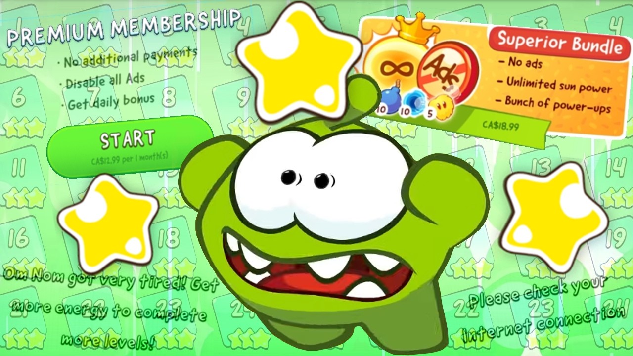 I Got EVERY 3 Star In Cut The Rope 2