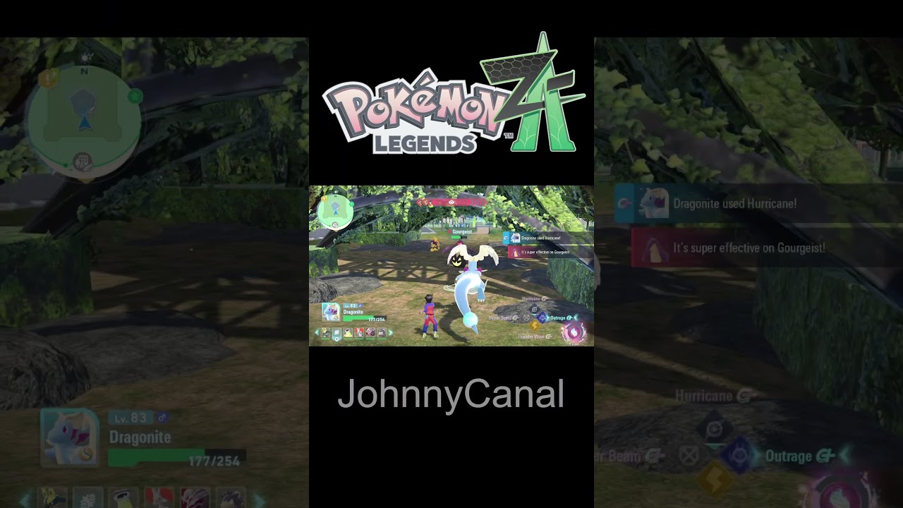 Блестящий мегаэволюционный Драгонайт в Pokemon Legends Z-A 