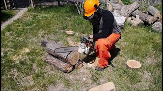 Using green wood in woodturning: Part 1- Cutting the log in to blanks, rough turning, and drying