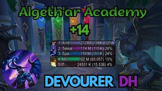 Academia Algeth'ar +14 | Devourer Demon Hunter POV - World of Warcraft