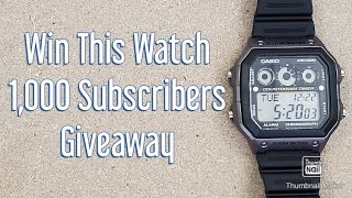 1,000 Subscribers Giveaway