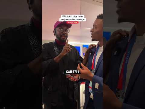 Will.I.Am Tried Our Frequency Technology… His Reaction Says It All 👀🔥