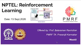 [Week 8] Reinforcement Learning (noc26-cs134)
