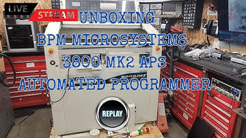 Replay: Live Unboxing BPM Microsystems 3800 MK2 APS Programmer