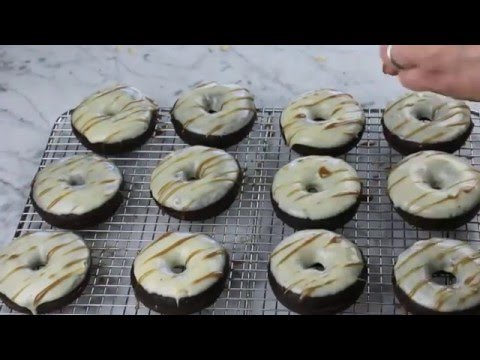 How to Make Chocolate Donuts with Maple Bourbon Glaze