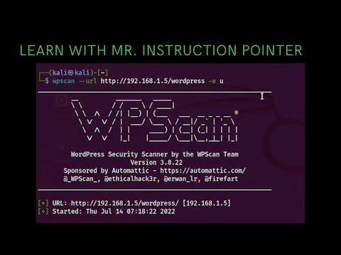 WordPress Vulnerability Scanning With WPScan in Kali Linux 2022