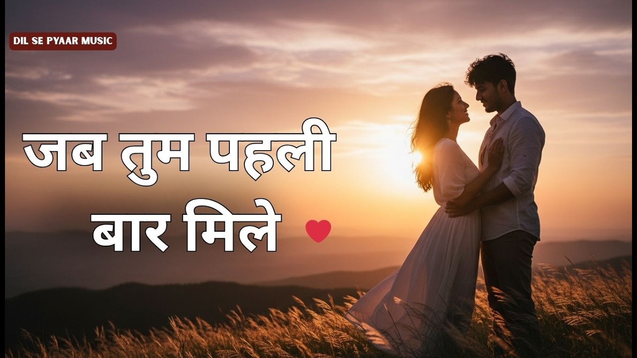 जब तुम पहली बार मिले ❤️ | Cute First Love Song | Heart Touching Romantic Hindi Song 2026