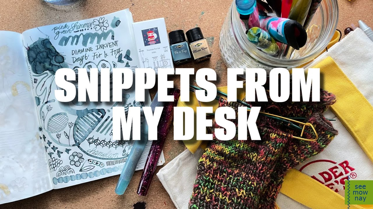 SFMD 105: The Sky is a Drama Queen, Diamine Inkvent. Mittens.