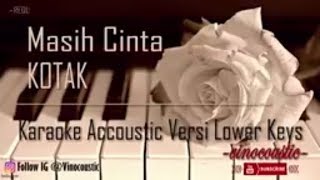 Kotak - Masih Cinta Karaoke Piano Versi Lower Keys chords