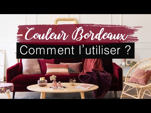 Vidéo: Couleur Bordeaux à L'intérieur (77 Photos) : Avec Quelles Couleurs Est-il Associé ? Murs Bordeaux Bordeaux Et Canapé Marsala Dans Le Salon