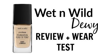 Wet N Wild Photofocus Dew Foundation Review + Wear Test