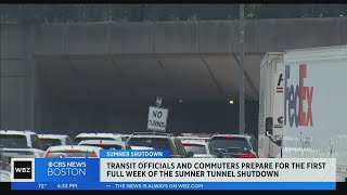 Sumner Tunnel closure expected to create heavier congestion starting Monday