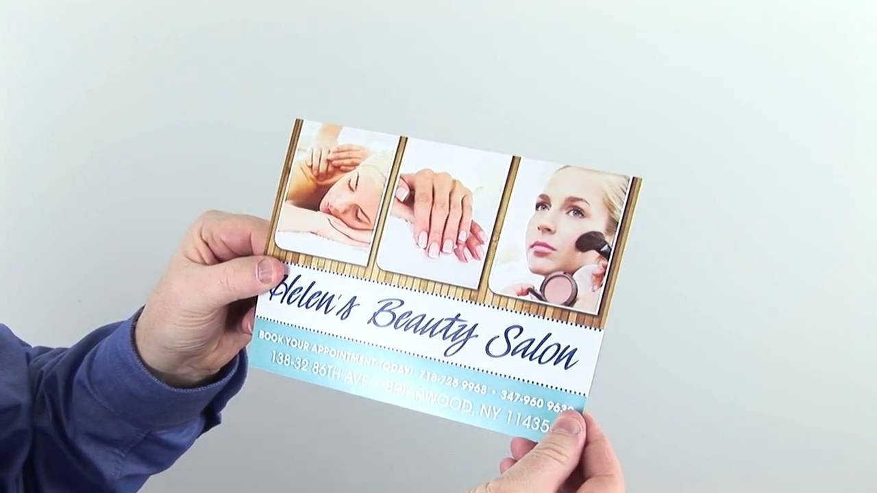 Example Beauty Salon Postcard Every Door Direct Mail?? YouTube