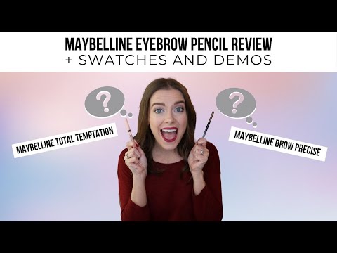 Video: Maybelline Brow Definer og fyll Duo i Deep Brown Review