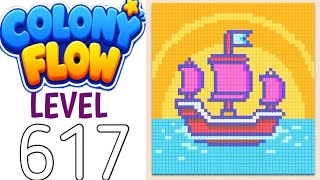 Colony flow level 617 walkthrough solution 
