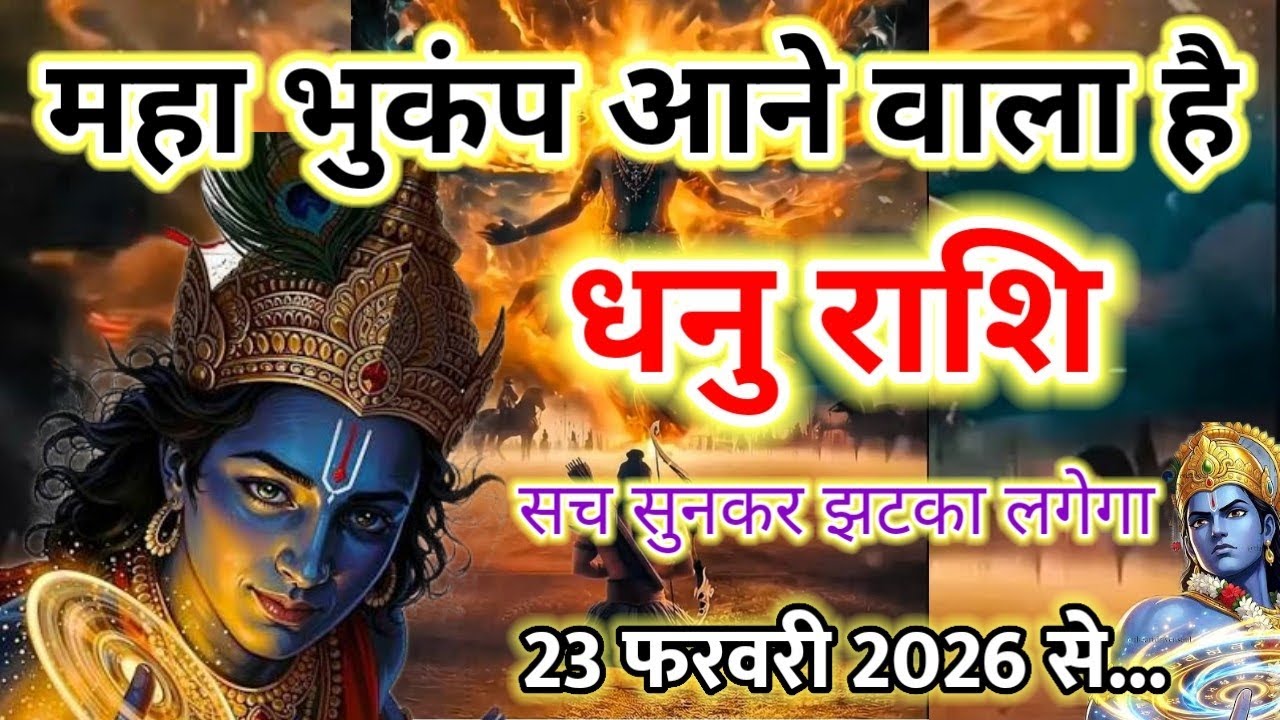23 Feb 2026 Angarak Yog 🔥 Dhanu Rashi ka Parakram Phatega | Mangal Kumbh Gochar