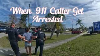 Officers Arrested The 911 Caller Instead #RealPoliceFootage
