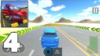 100+ Speed Bumps Vs 20 Cars Crash Engine - Mobile Gameplay Walkthrough Part 4 (iOS, Android) screenshot 2