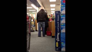 Old Lady Goes Crazy in CVS