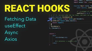 How to Use ASYNC Functions in React Hooks Tutorial - (UseEffect   Axios)