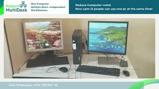 Priocom Multidesk Transform One Pc Into Multiple Workstations