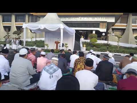 SHOLAT HARI RAYA IDUL ADHA  LAPANGAN KANTOR GUBERNUR  PEKANBARU RIAU 1443 H/2022 M