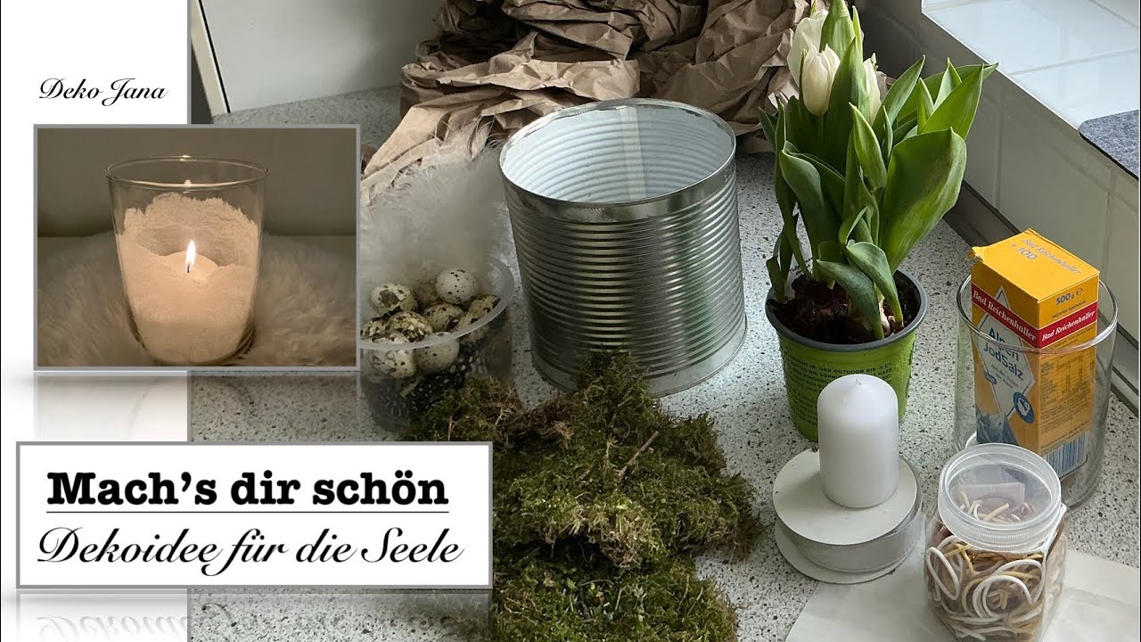 DIY: Eiskristall Windlicht und österliche Vorfreude- mach’s dir schön - Deko Jana 