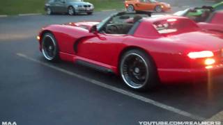 2x Dodge Viper RT-10 Engine start up!